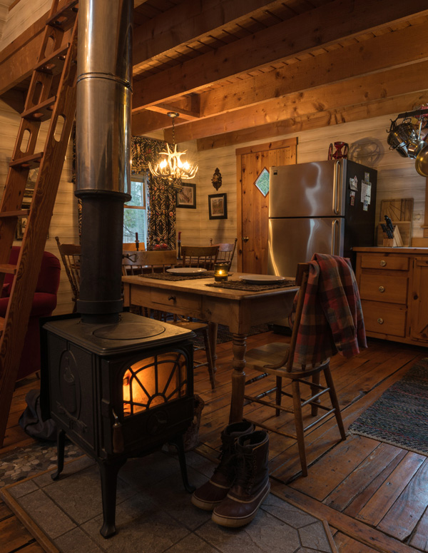 Inside of Small Cabin