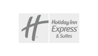 Logo for IHG's Holiday Inn Express and Suites, a brand Marissa worked with to create impactful digital campaigns.