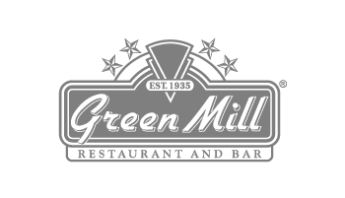 Logo for Green Mill Restaurant and Bar, a brand Marissa worked with to create impactful digital campaigns.